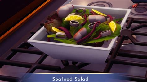 how do you make seafood salad in dreamlight valley|Seafood Salad